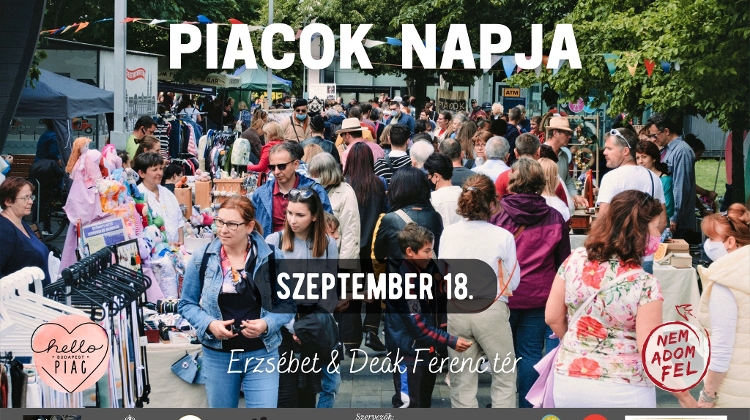 'Day of Markets', Erzsébet & Deák Squares in Budapest, 18 September