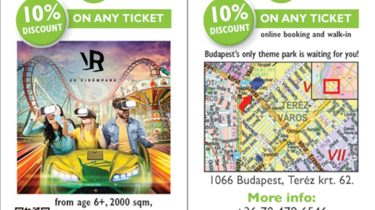 10 Percent Discount at VR Park in Budapest with Minicard