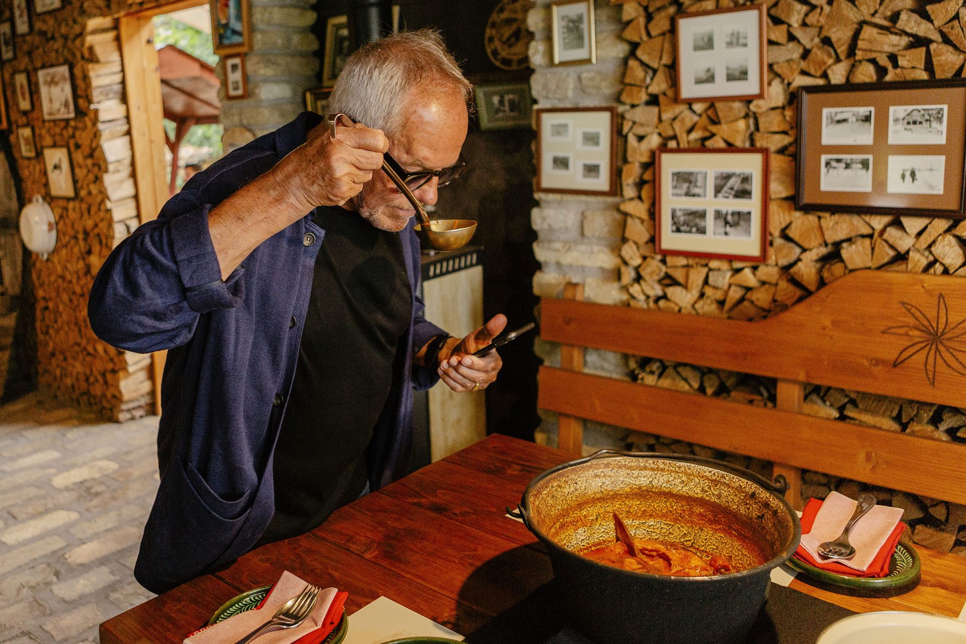 Wolfgang Puck in Hungary - Tasting Fisherman’s Soup & Paprika