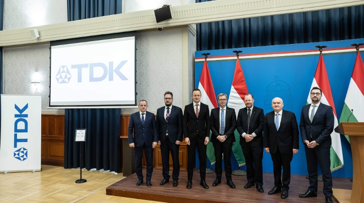 Japan's TDK Announces HUF 3.5 Billion Investment in W Hungary