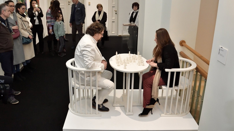 Celebrities Take Part in Yoko Ono Exhibition in Budapest