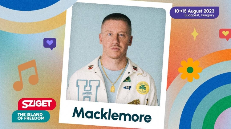 Macklemore, Sziget Festival Budapest, 14 August
