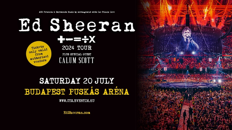 Ed Sheeran to Perform at Puskás Aréna in Budapest on 20 July