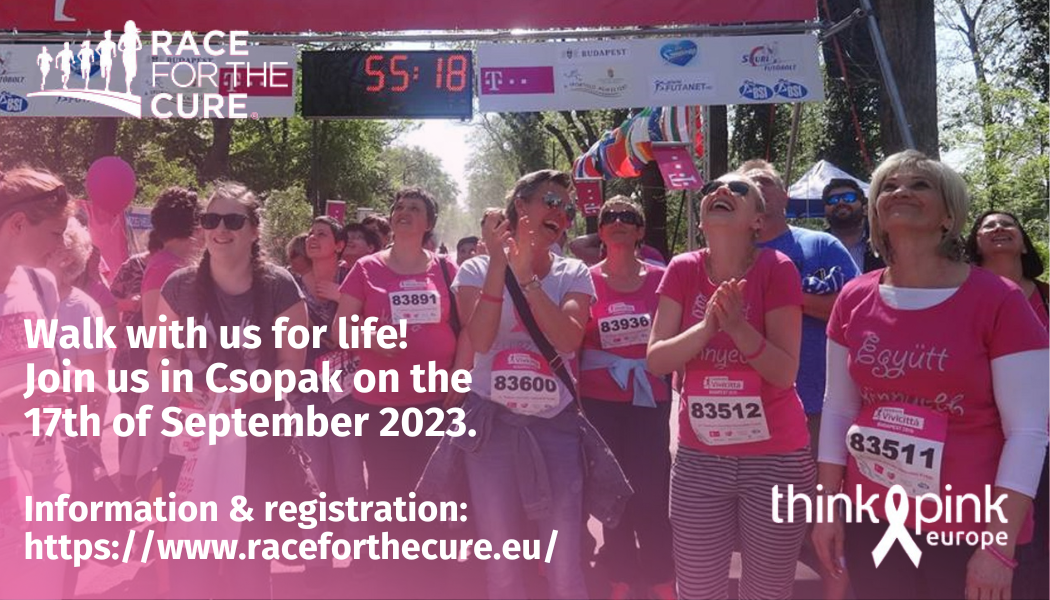 Pink Running Event: Race for the Cure in Csopak, 17 September
