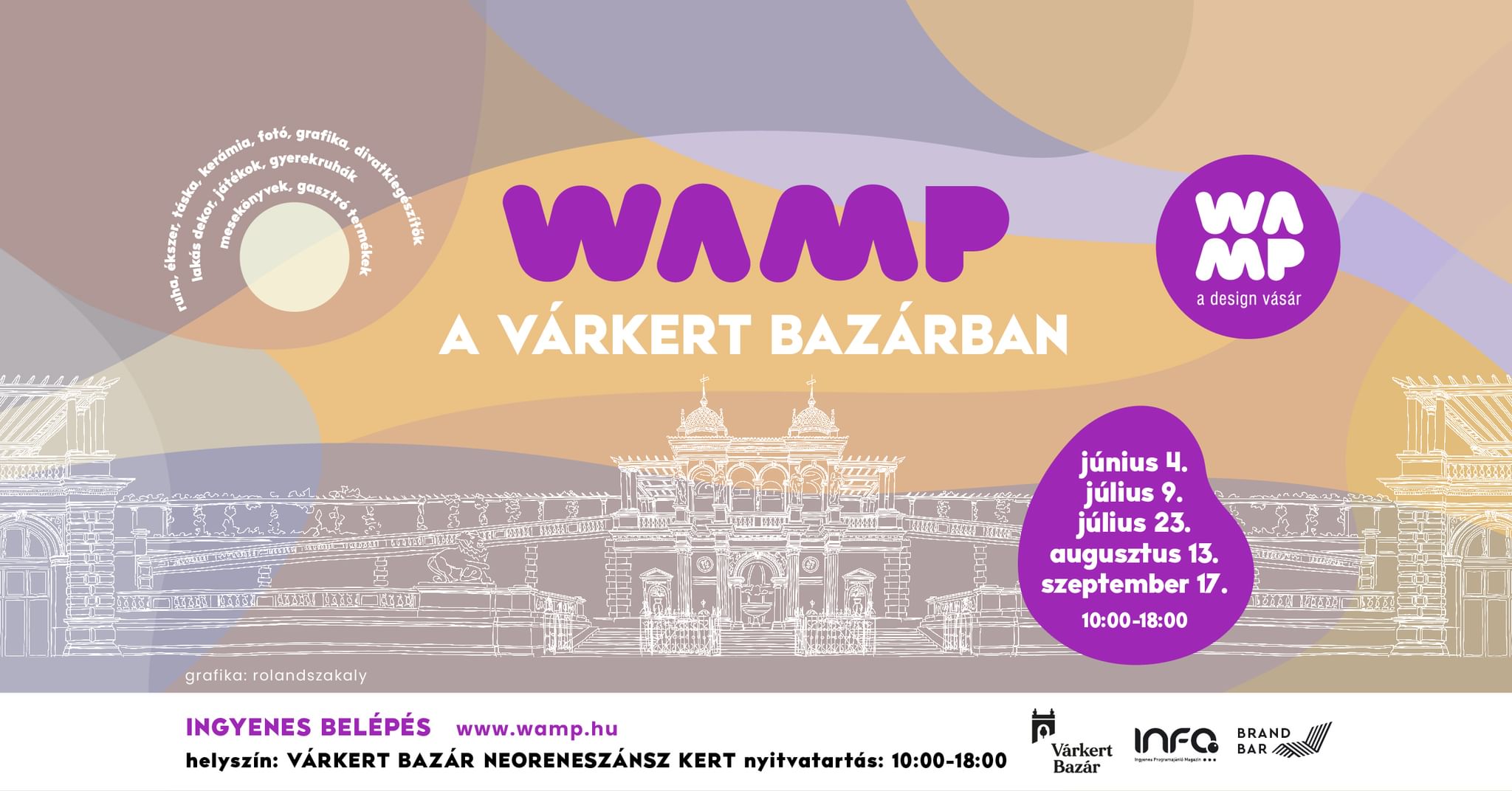 WAMP Design Fair, Castle Garden Bazaar Budapest, 4 June