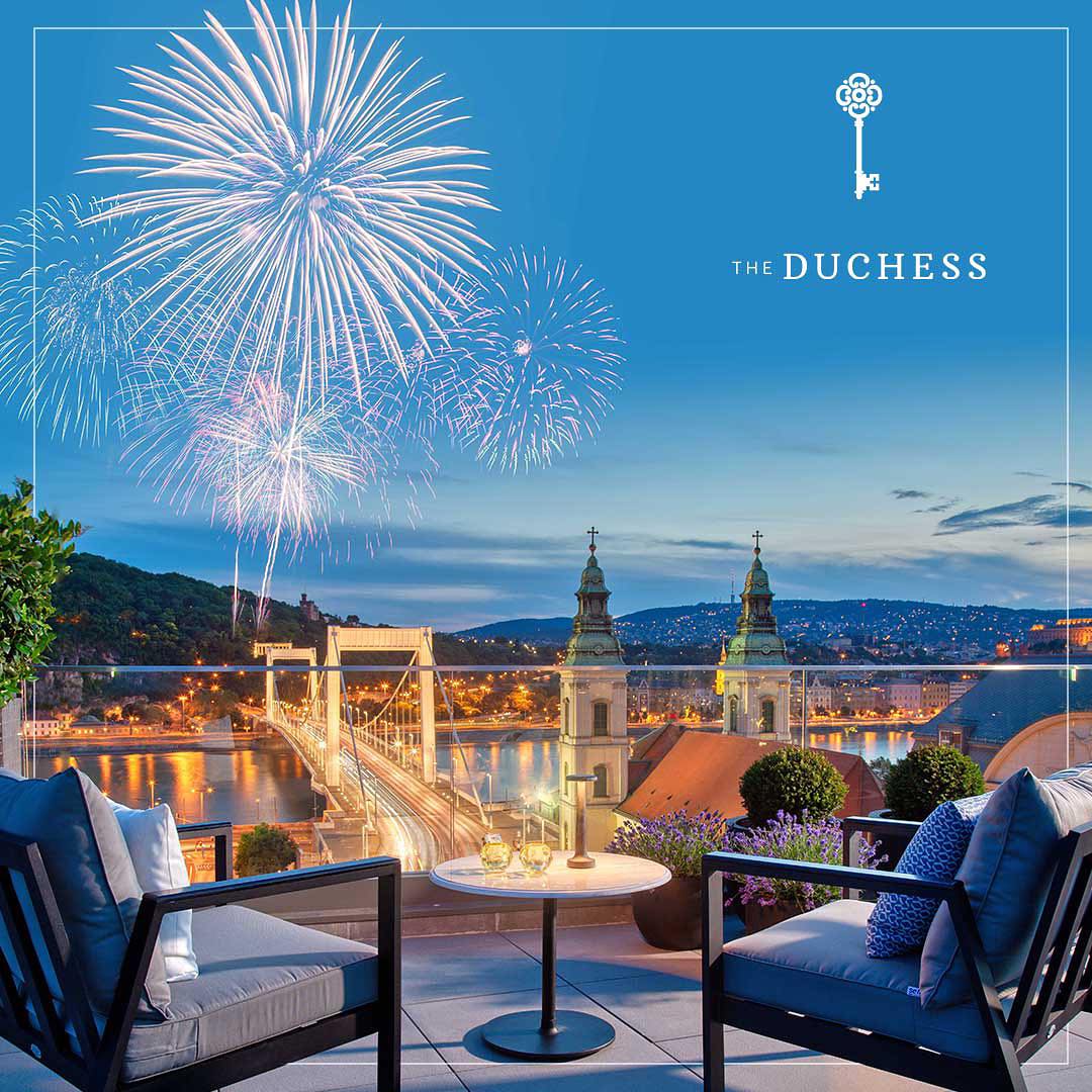 Breathtaking Views, Dazzling Fireworks: Celebrate 20th of August at  The Duchess in Budapest