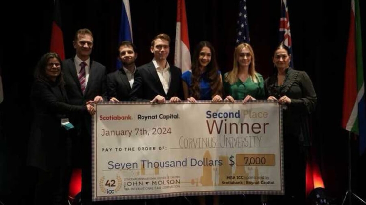 Silver Win for Corvinus Uni Budapest at Prestigious MBA Competition