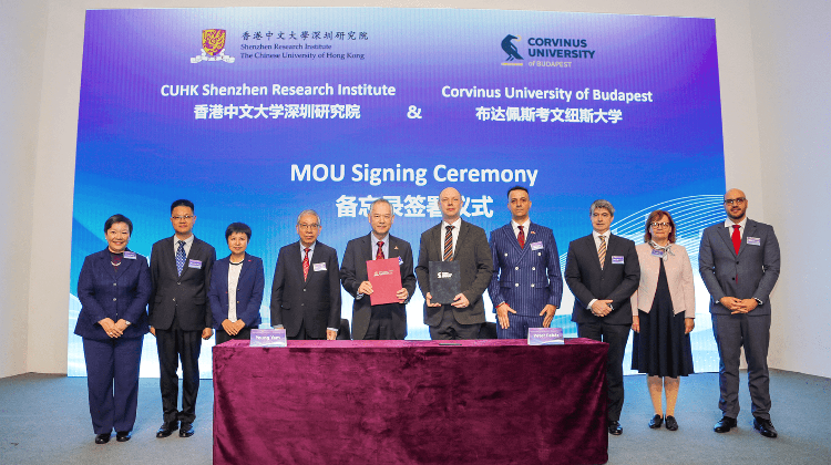 Corvinus in Budapest & Chinese Uni of Hong Kong Sign AIM Research Cooperation Deal
