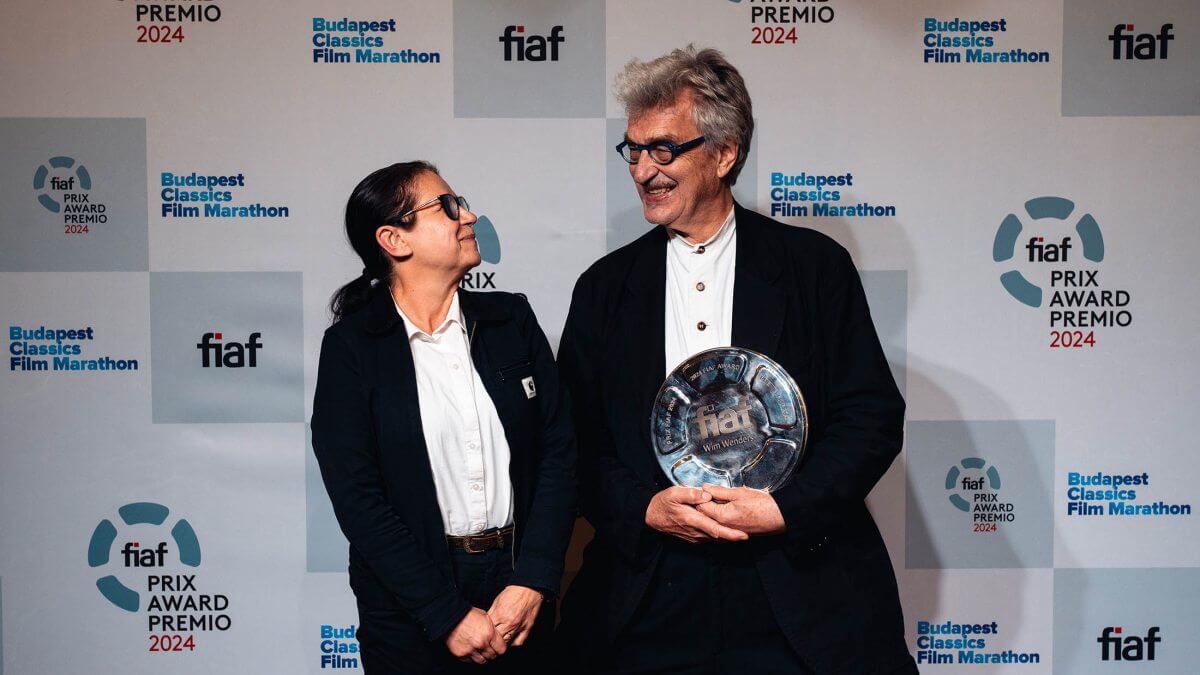 Legendary Director Wim Wenders Wins International Film Archives Award in Budapest