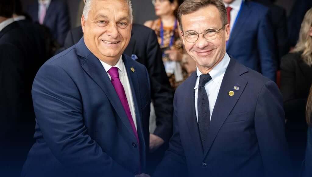 Swedish PM to Visit Budapest This Friday