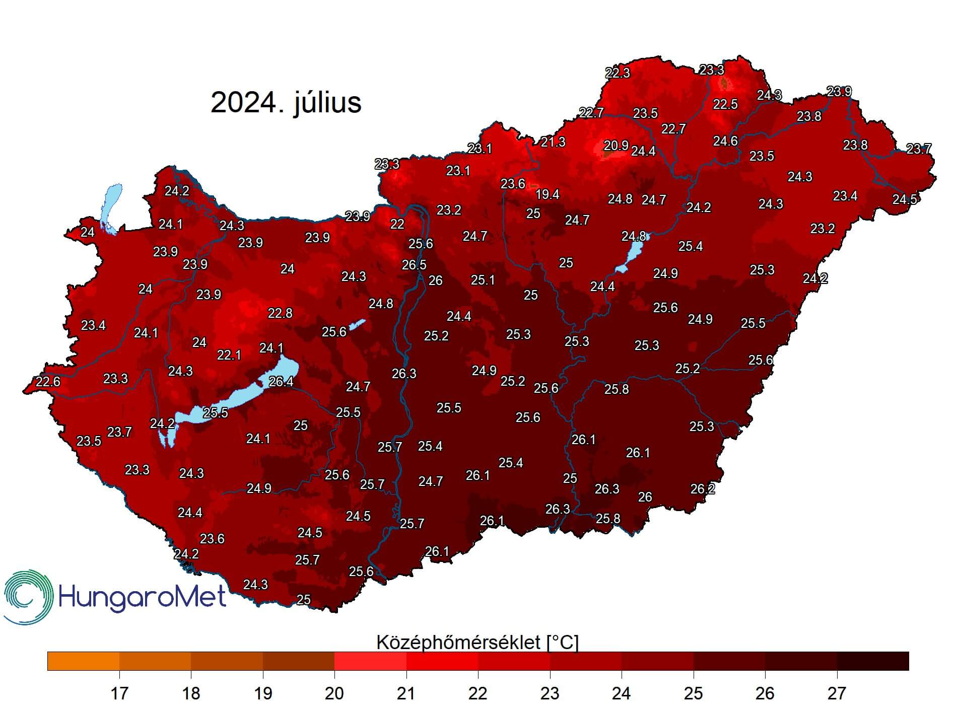 Hottest July in Hungary Since 1901