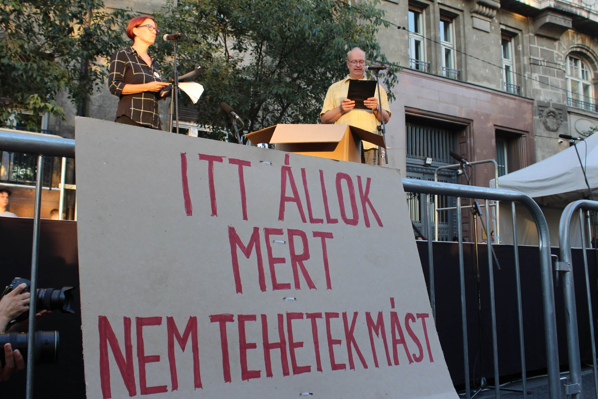 Watch: Demo Held in Budapest After School Head Fired