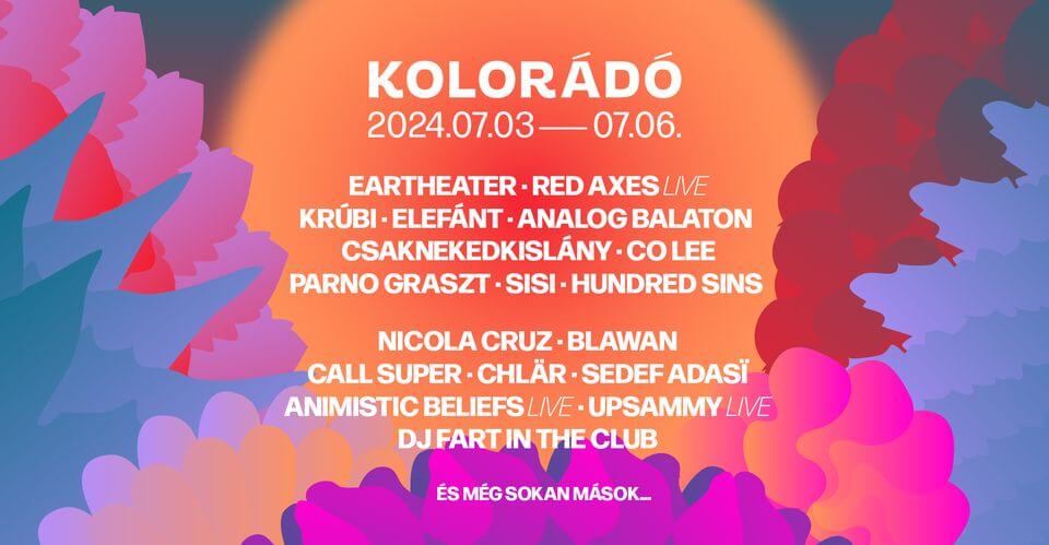 Kolorádó Festival, Nagykovácsi, 3 - 6 July