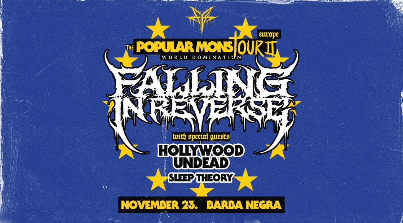 Falling in Reverse, Barba Negra Red Stage Budapest, 23 November