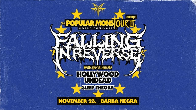Falling in Reverse, Barba Negra Red Stage Budapest, 23 November Falling in Reverse, Barba Negra Red Stage Budapest, 23 November