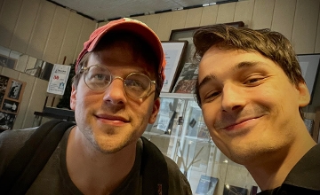 Jesse Eisenberg Visits Budapest Magic Shop During Hollywood Movie Shoot in Hungary