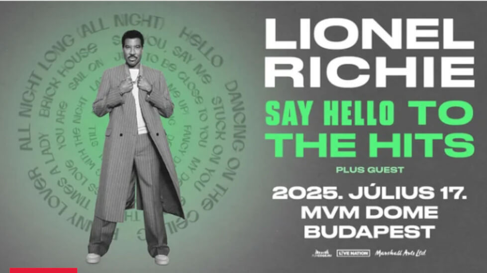 Say Hello to Lionel Richie When He Plays Hits at MVM Dome in Budapest on 17 July 2025