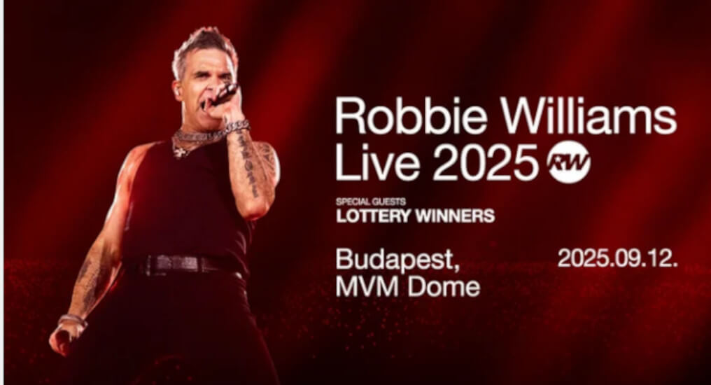 Robbie Williams to Play Live in Budapest Next Year