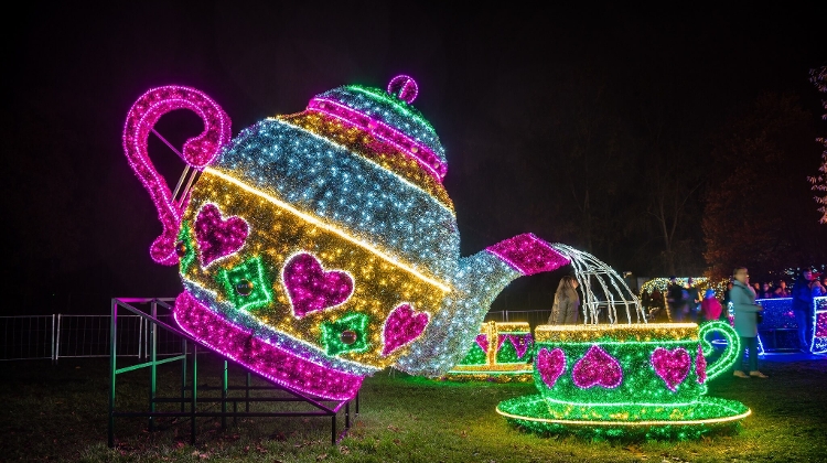 Garden of Lights for the First Time in Budapest
