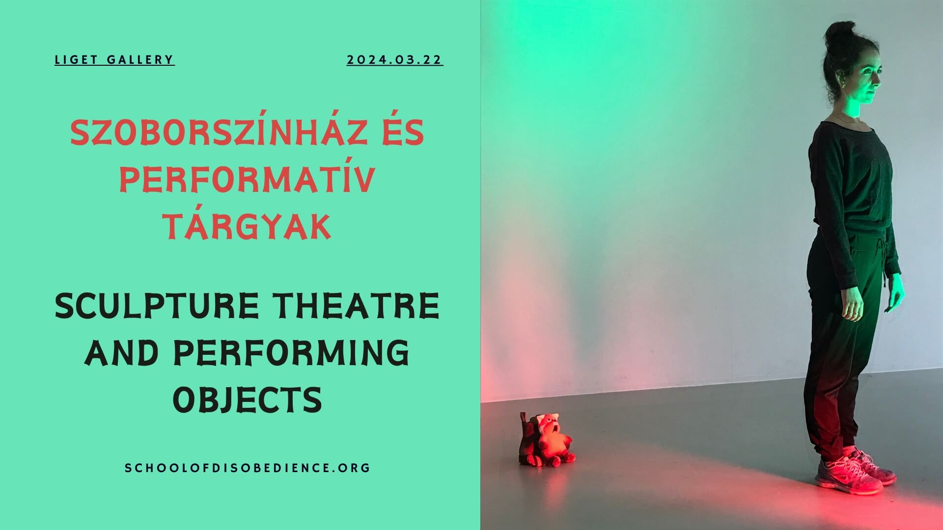 Performance Night, Liget Gallery Budapest, 22 March
