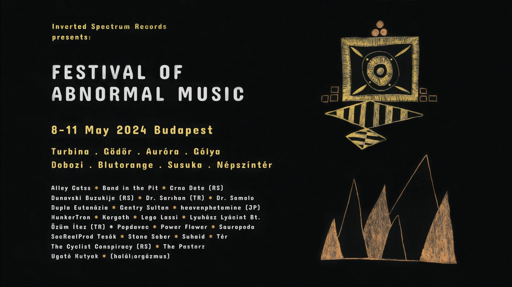 'Festival of Abnormal Music', Budapest, 8 - 11 May