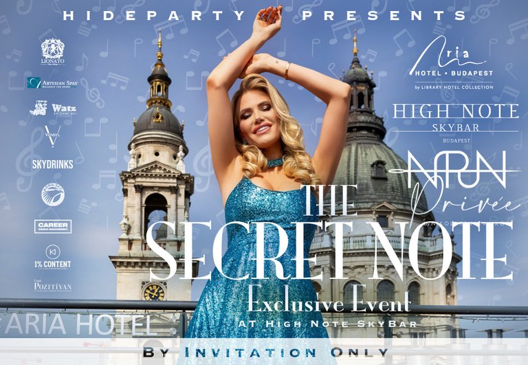 The Secret Note - Exclusive Event, High Note SkyBar Budapest, 2 August