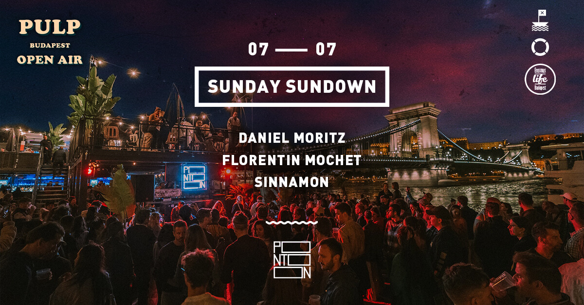 Sunday Sundown Party, Pontoon Budapest, 7 July