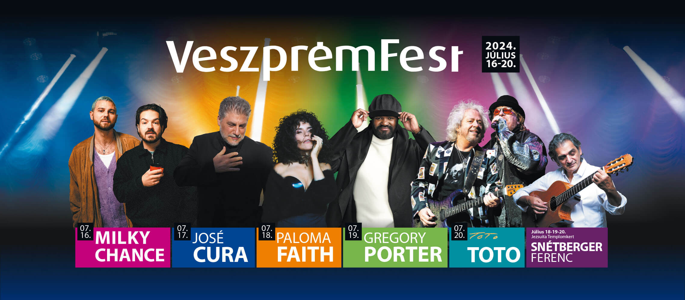 Veszprémfest, Veszprém Hungary, 16 - 20 July