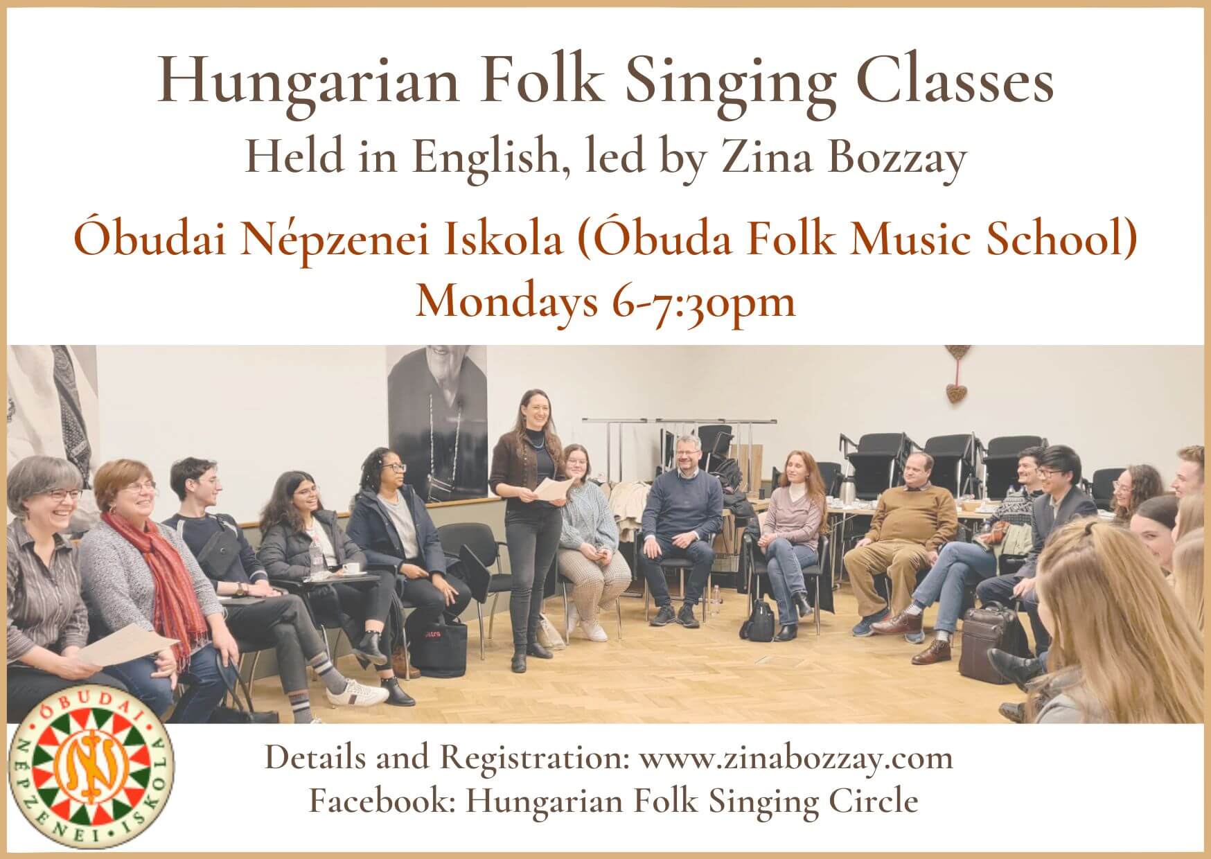 Hungarian Folk Singing Classes in English Budapest, 16 September