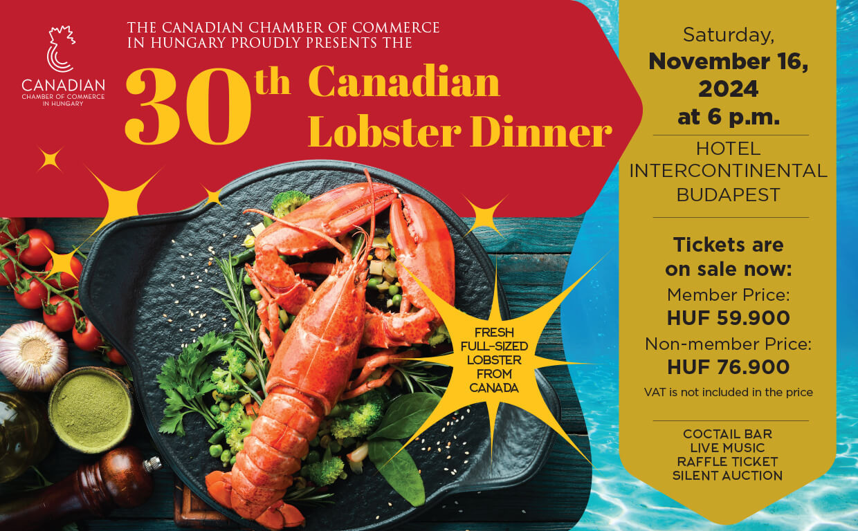 30th Canadian Lobster Dinner, Hotel InterContinental Budapest, 16 November