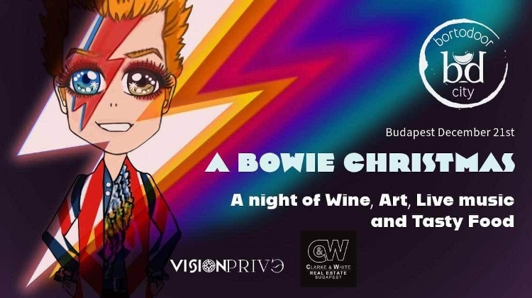 Bowie Christmas Wine Art Pie & Chips, Bortodoor City Budapest, 21 December