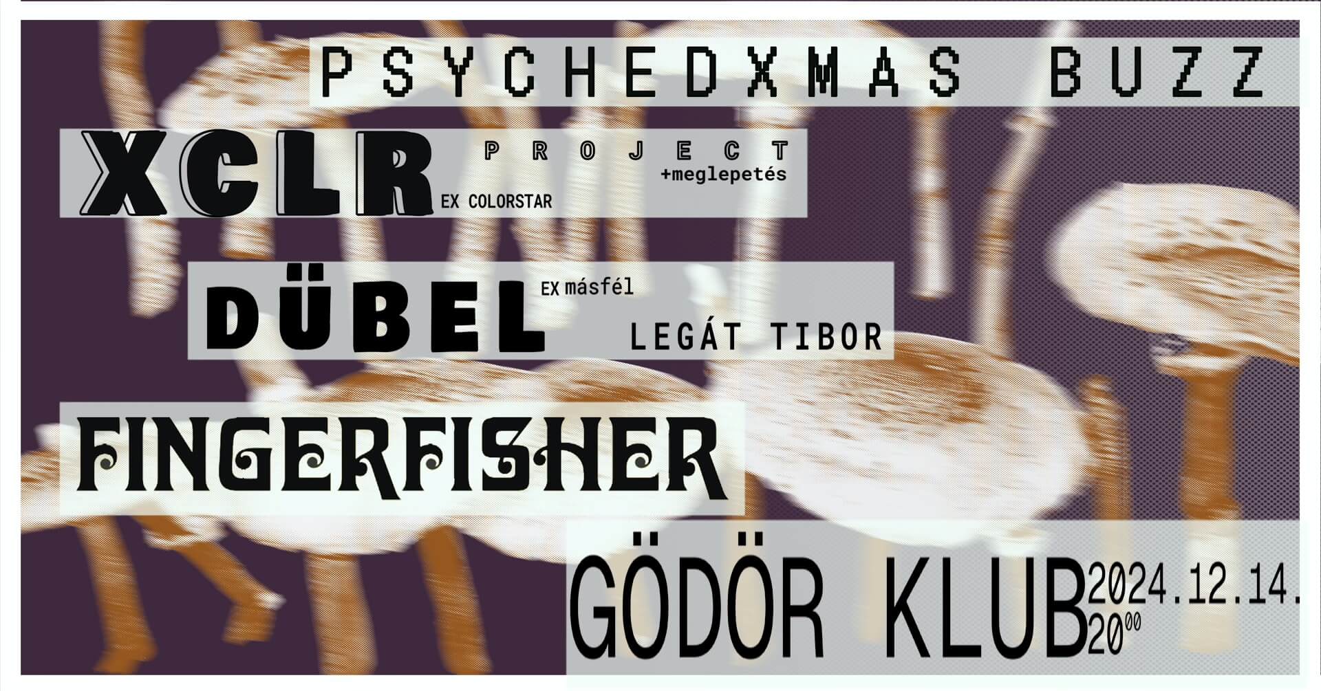 Psychedelic Christmas Party, Gödör Club Budapest, 14 December