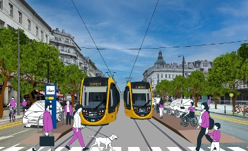 Tramline Project Launched to Link South, North Budapest