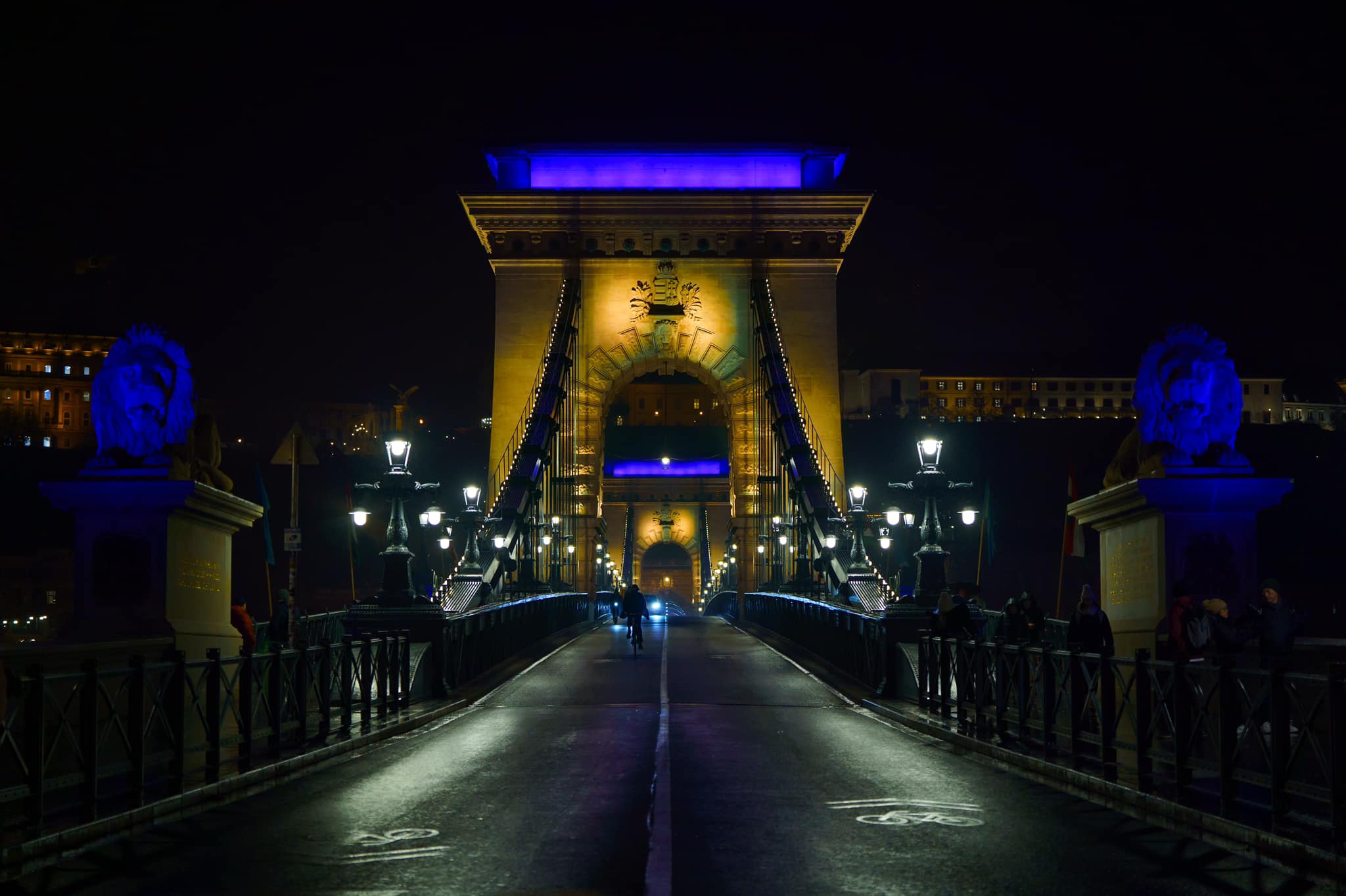 Why Budapest's Chain Bridge Now Illuminated with Colours of Ukraine