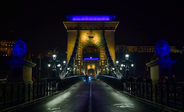 Why Budapest's Chain Bridge Was Recently Lit with Ukraine Colours