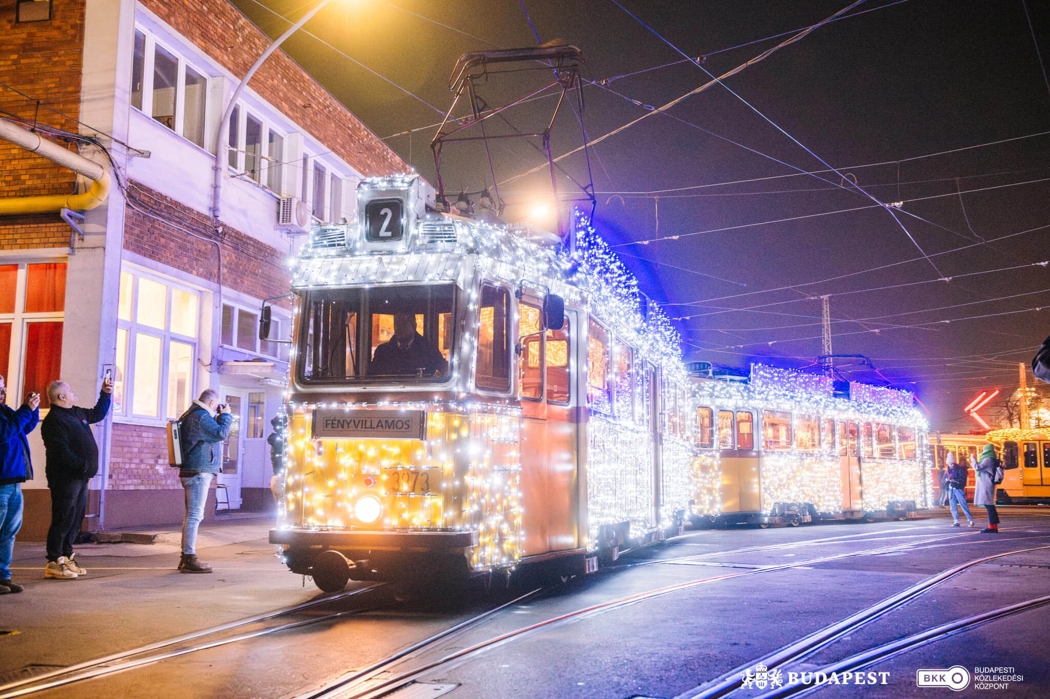 Xmas Tram Timetable in Budapest