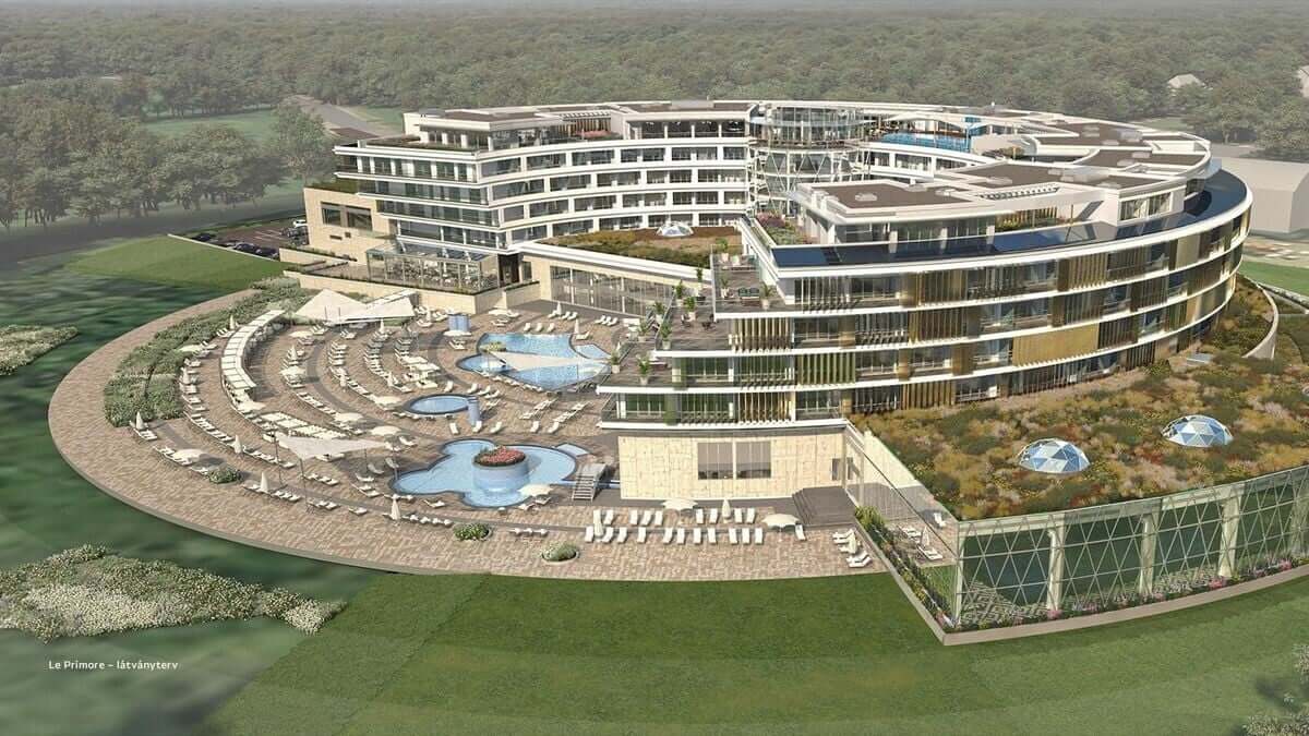 Five-Star Spa Hotel Under Construction in Heviz in Hungary