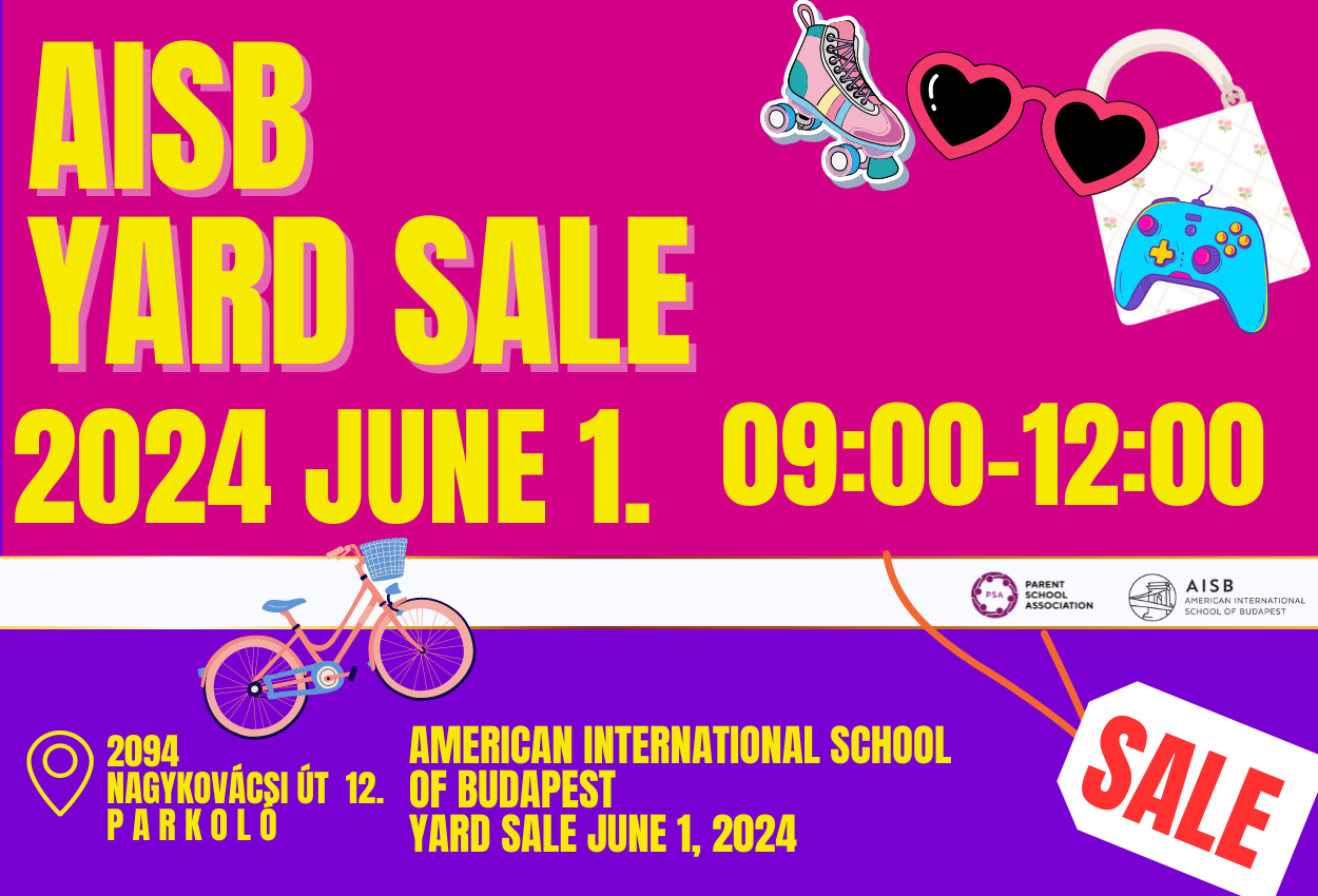 'Yard Sale' @ American International School of Budapest, 1 June