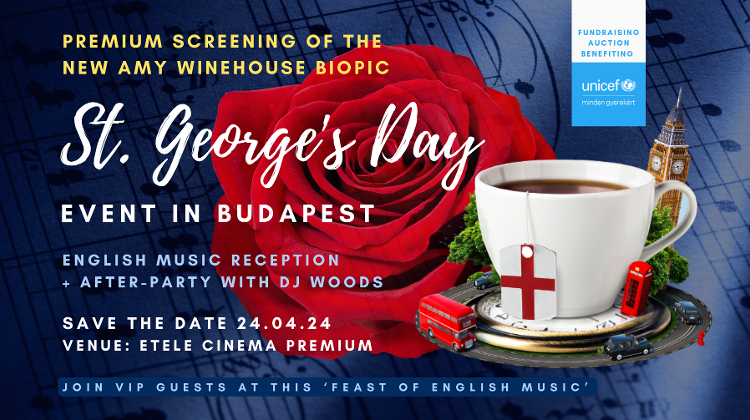 Invitation: St. George's Day Event in Budapest Supporting UNICEF, Wednesday 24 April