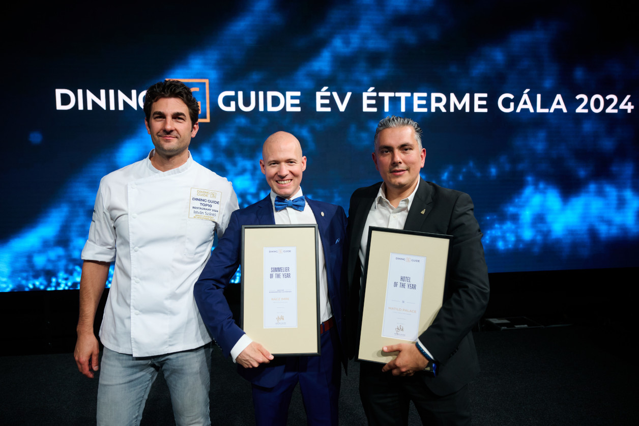 Matild Palace Budapest Excels at Dining Guide Restaurant of the Year Awards Gala