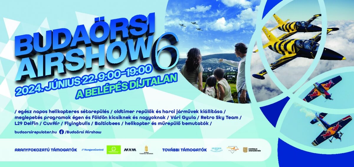 Free Entry: Budaörs Airshow, 22 June