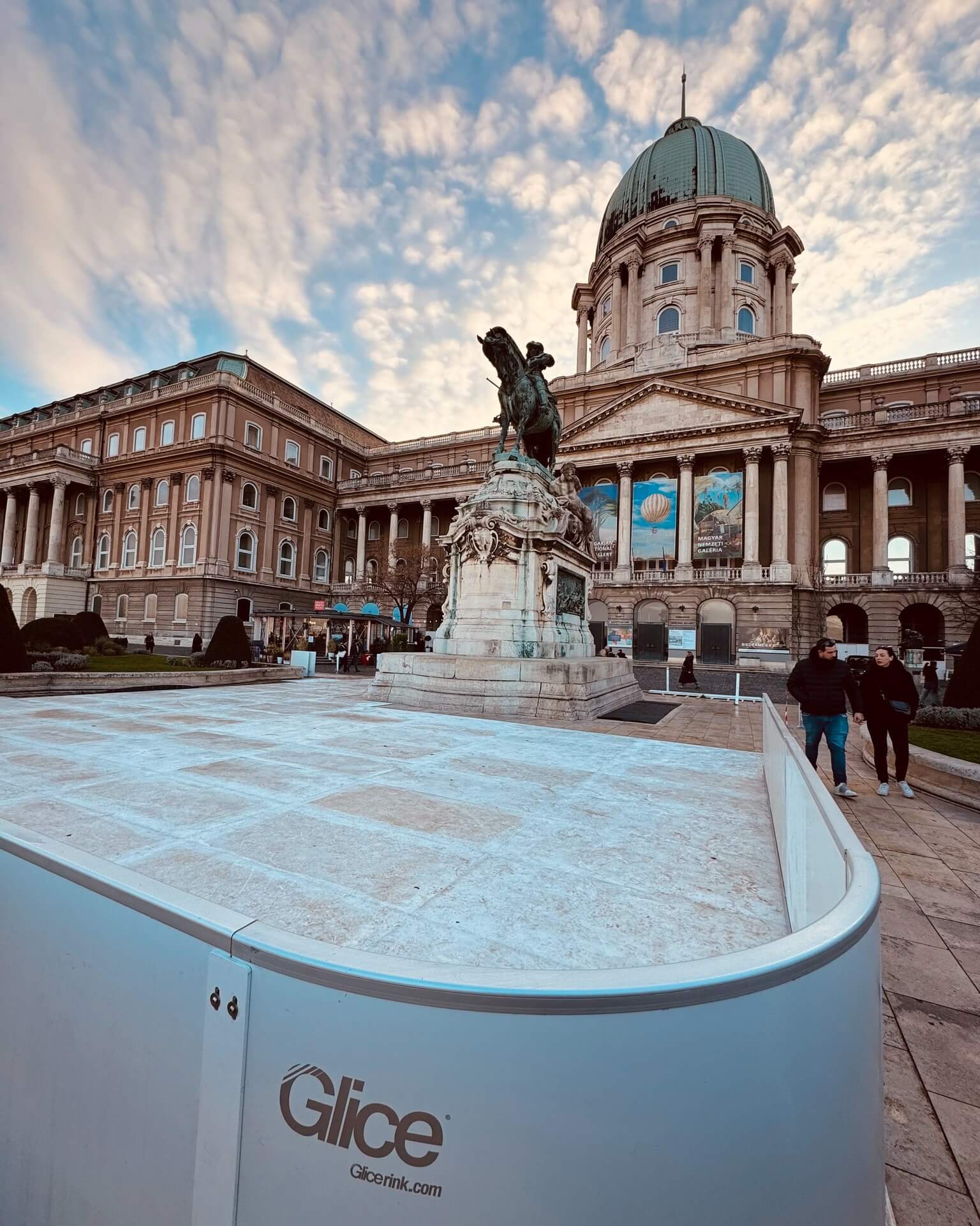 New Winter Activity: Ice Skating at Buda Castle