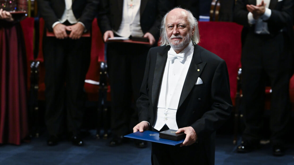 Nobel Prize Presented to Hungary's Krasznahorkai for Literature at Stockholm Ceremony