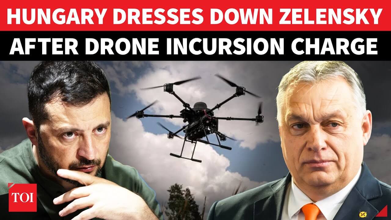 Watch: 'Stop BullSh**ting' - Hungary Tears Into Zelensky After Drone Allegations