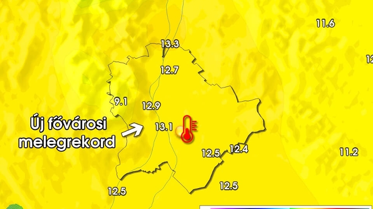 Budapest Dawn Heat Record Broken on Saturday