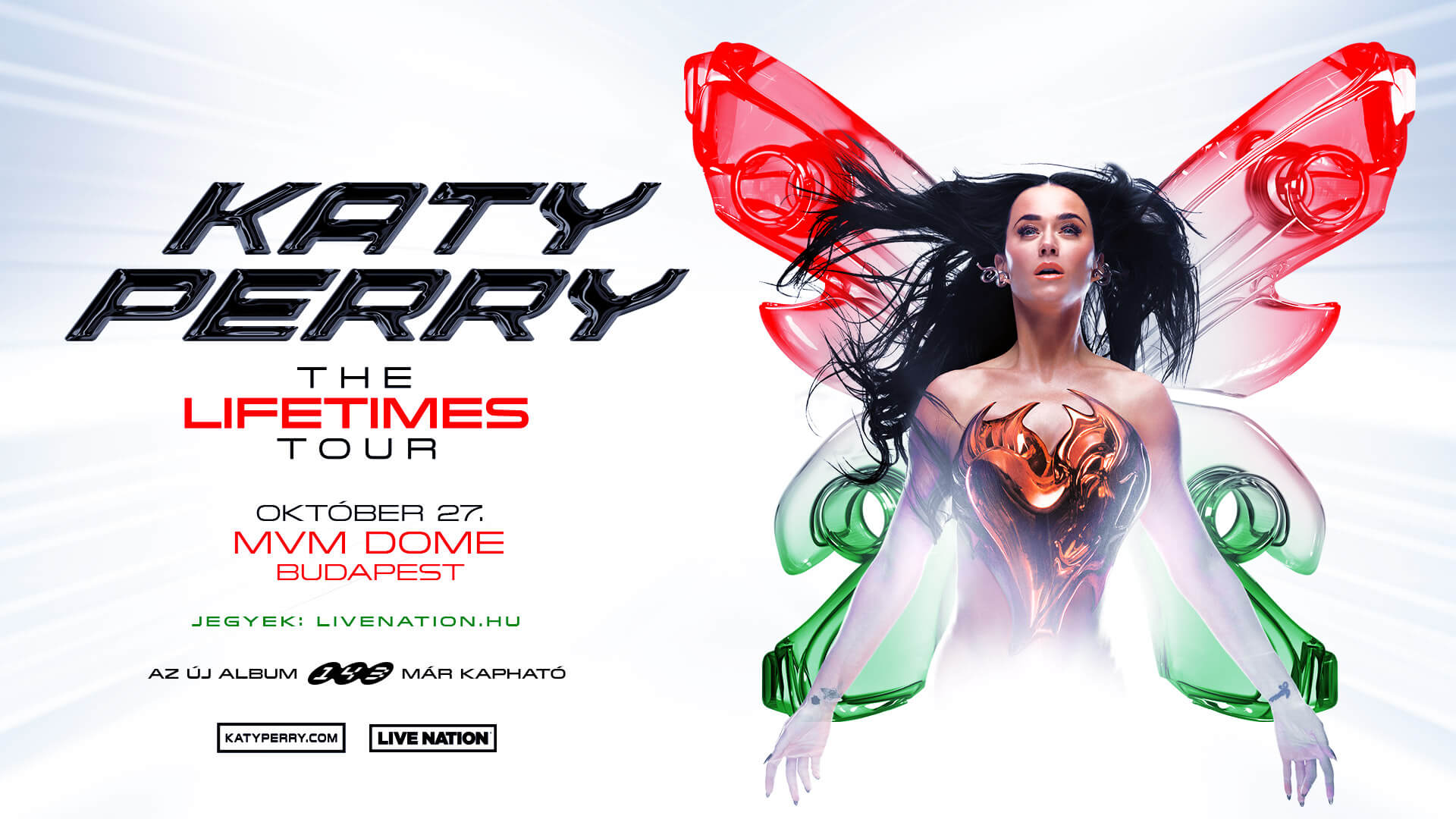 Katy Perry: The Lifetimes Tour, MVM Dome Budapest, 27 October