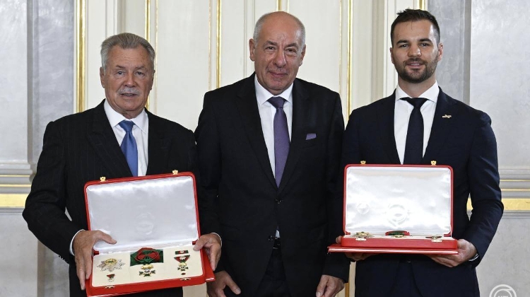 Two Astronauts Awarded Highest Hungarian State Honour - Order of Saint Stephen