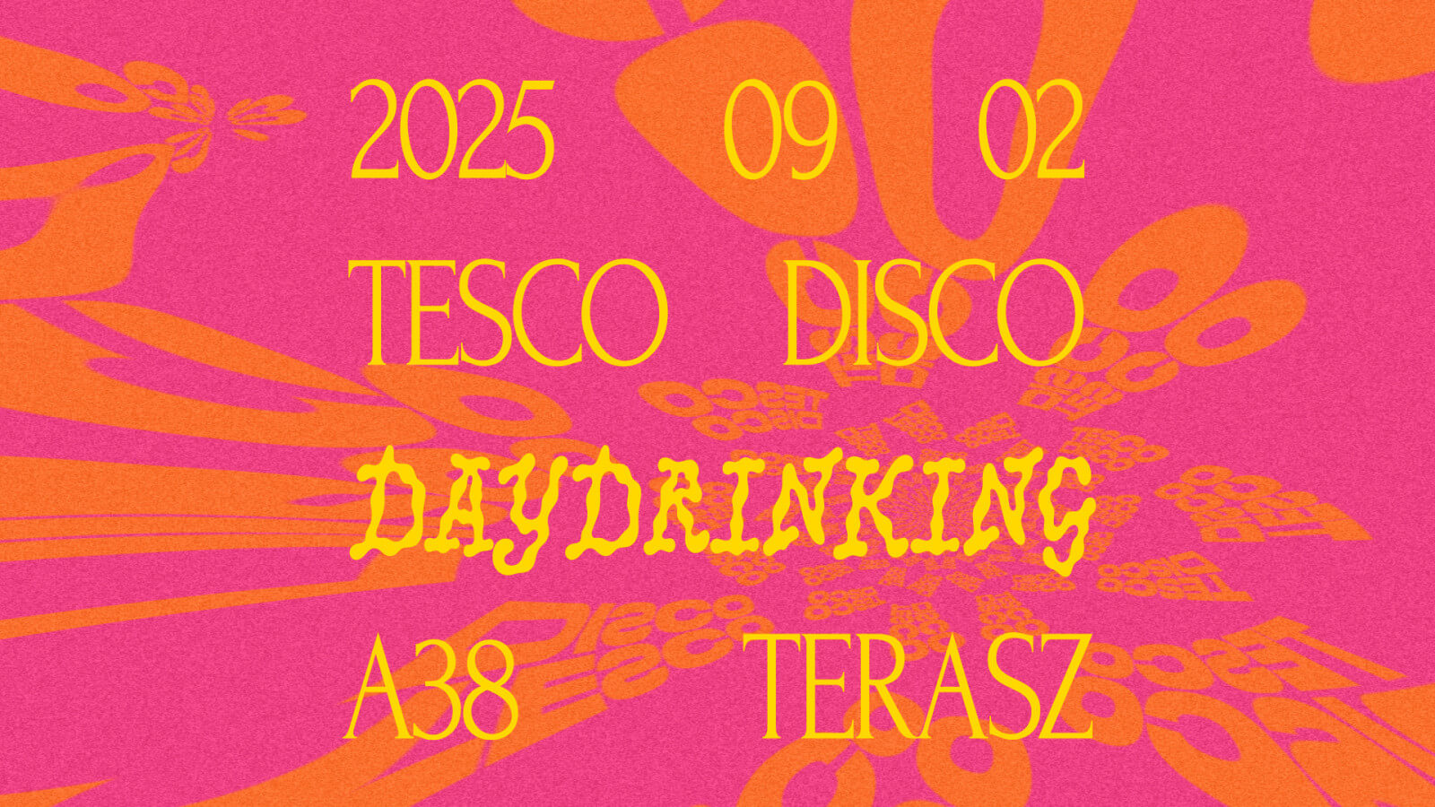 Tesco Disco: Sunset Raves, A38 Ship Budapest, 2 September