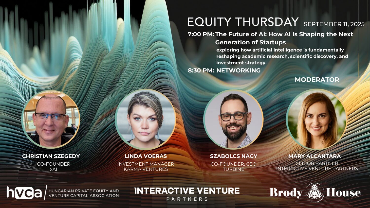 The Future of AI: How AI is Shaping the Next Generation of Start-Ups, Brody House Budapest, 11 September