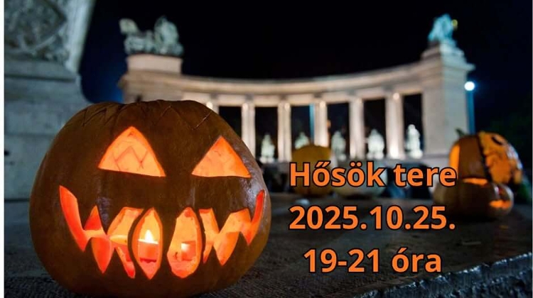 Pumpkin Lantern Festival, Heroes' Square Budapest, 25 October